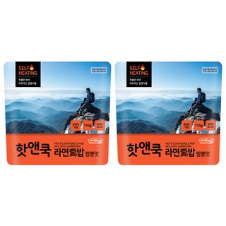 이지밥 핫앤쿡 라면애밥 짬뽕맛, 110g, 2개
