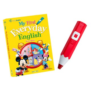 迪士尼生活英語字典 + 彩虹點讀筆 紅色 32G, 藍樹