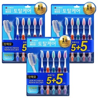 페리오 토탈케어 탄력모 칫솔, 10개입, 3개