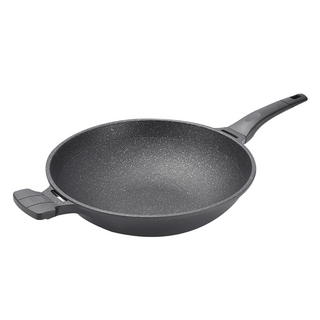 PLUS PERFECT 理想 日式 黑金鋼 炒鍋 無蓋 IKH-16036-1, 36cm, 1個