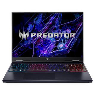 acer 宏碁 PREDATOR PHN16-72-72X7 黑(16吋 IPS 180Hz/i7-14700HX/16G/512G SSD/RTX 4050 6G/Win 11), 黑色, 512GB, 16GB, WIN11 Home