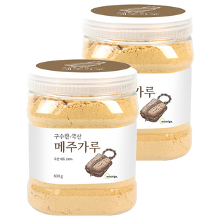 wooriga. 傳統古法細磨豆麴粉, 800g, 2個
