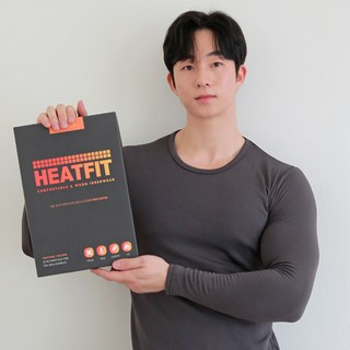 히트핏 남성용 프리미엄 기모 발열 내의 상하의 세트