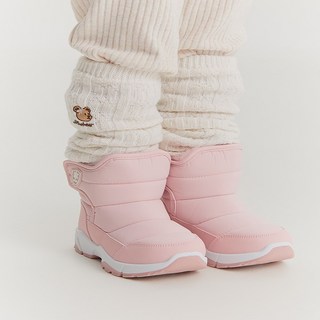 SHOOPENkids 兒童魔鬼氈滑雪鋪棉雪靴 HPKV7FFV1U