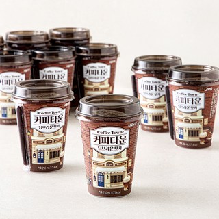 커피타운 딥브라운 모카, 10개, 250ml