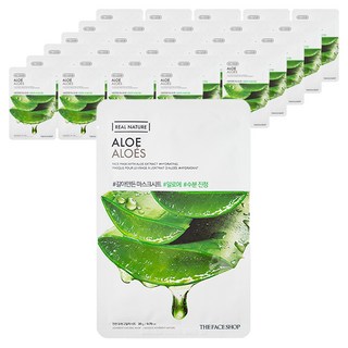 더페이스샵 갈아만든 알로에 마스크시트, 1개입, 30개