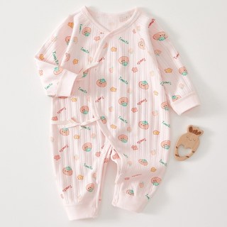 스타도어 신생아 큐트패턴 배냇 우주복