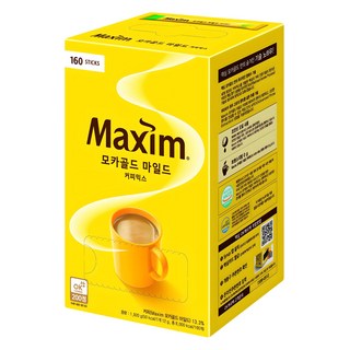 맥심 모카골드 마일드 커피믹스, 12g, 160개입, 1개