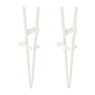 Edison 青少年矯正筷子Set, 象牙白, 2雙