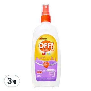 OFF 미스트액 모기기피제, 177ml, 3개