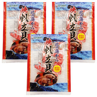 一榮 和顏愛味 帆立貝, 日本原裝進口, 獨立分裝, 整顆干貝含干貝唇, 攜帶方便, 90g, 3袋