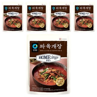호밍스 파육개장, 500g, 5개