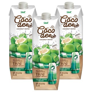 統一生機 Coco dee Salam 椰子水, 1L, 3瓶