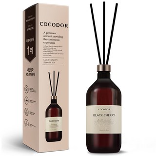 코코도르 프리미엄 디퓨저, 블랙체리, 1L, 1개