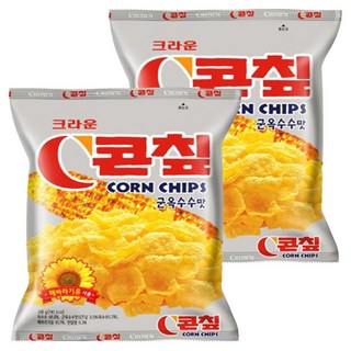 크라운 콘칲 군옥수수맛, 148g, 2개