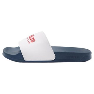 adidas 愛迪達 男女款 ADILETTE SHOWER 拖鞋 II0017, 藍色 + 白色, 275mm