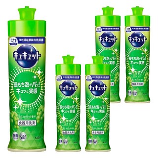 Kao 花王 Cucute 珂珂透 洗碗精 麝香葡萄, 220ml, 5瓶