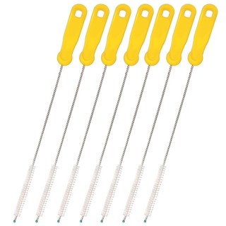 하이비 빨대세척솔, 7개, 옐로우