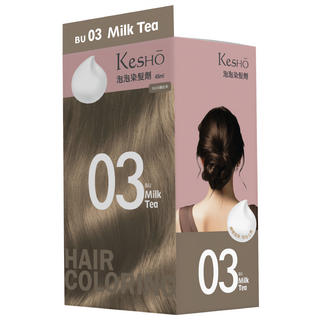 KeSHO 泡泡染髮劑, 1個, 霧奶茶