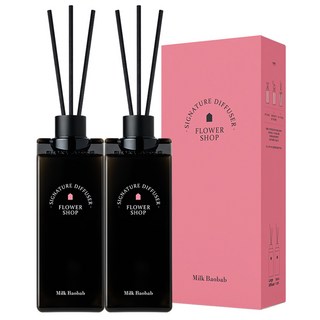 밀크바오밥 시그니처 대용량 디퓨저, 플라워샵, 500ml, 2개