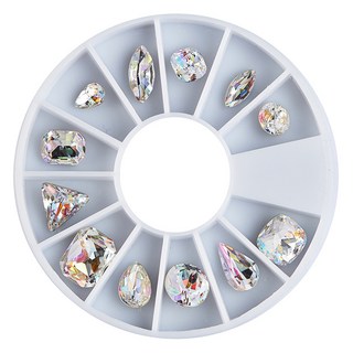 반해라 3D 네일 스톤 원석 세트 2-22, 혼합색상, 1개
