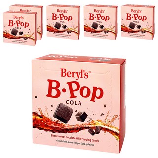 Beryl's 跳跳糖苦甜巧克力 可樂味 50g, 6盒