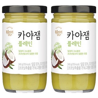 복음자리 카야잼 플레인, 240g, 2개