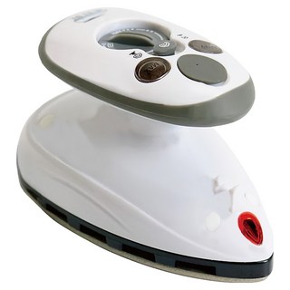 蒸好熨 智能雙電壓蒸氣迷你小熨斗, 乾濕兩用, 420W, 110V-220V, 20秒出蒸氣, 單一商品, 白色