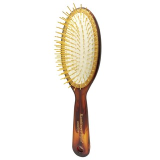 日本 ANNECy 氣墊黃金梳 24K金電鍍梳針 圓頭針 刺激按摩頭皮, TOB-001, 1支