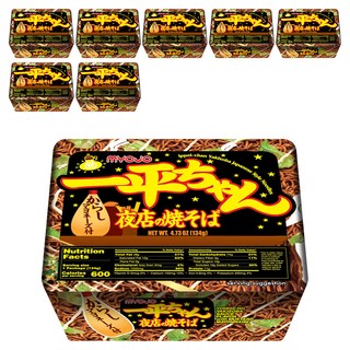 明星食品 明星 一平ちゃん日式炒麵 134g, 8個