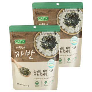 橘平屋 韓國原味海苔酥 酥脆口感 方便攜帶, 50g, 2包