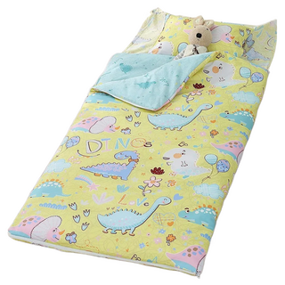 鴻宇寢飾 兒童防蹣抗菌可機洗兩用睡袋 美國棉, 迪迪龍黃