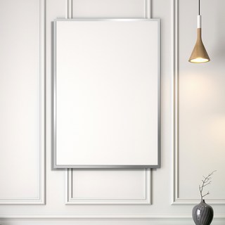 LEAD OFF 鋁製壁畫海報框框架, 銀, 1個