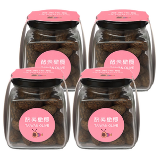 水里鄉農會 簡單生活 酵素橄欖 100%台灣新鮮食材 傳統古法製作, 280g, 4罐