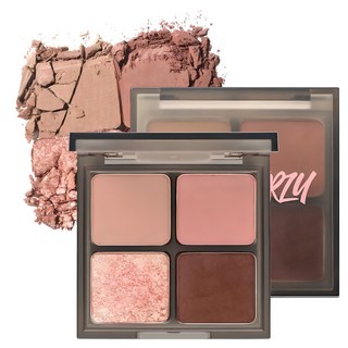 MERZY Mood-Fit四色眼影盤, S1 Amusing Rose, 1個