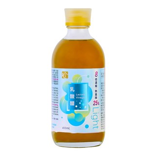 百家珍 Light果醋 乳酸醋, 400ml, 1瓶