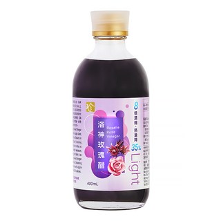 百家珍 Light 果醋 洛神玫瑰醋, 400ml, 1瓶