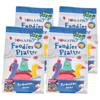 TOMA-PRO 優格 全齡貓 吃貨拼盤高肉量配方, 爐烤火鴨雞佐蘋果, 680g, 4包