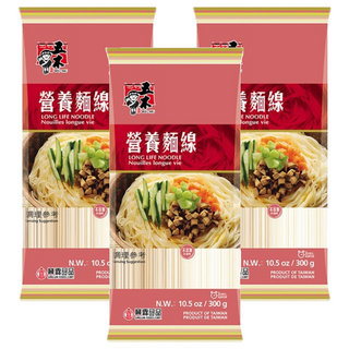 五木 營養麵線, 傳統細麵線, 快煮不軟爛, 300g, 3包