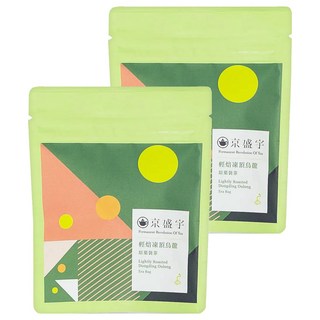 京盛宇 原葉茶包隨行包 輕焙凍頂烏龍 三角立體茶包, 2.5g, 7包, 2盒
