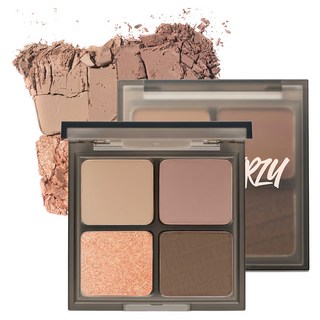 MERZY Mood-Fit四色眼影盤, S3 Drowsy Nude, 1個