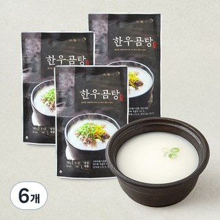오늘차림 한우곰탕 냉장, 500g, 6개