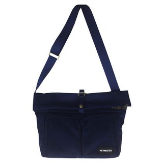 E.City 韓版可捲摺大容量防震數位單肩包 防水牛津布, 藍色