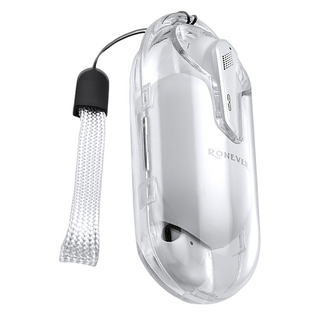 ronever 膠囊氣泡藍牙耳機 藍芽耳機 x 2 + 充電盒 + 說明書 + 充電線 34 x 32 x 83.5mm 40g 原廠保固, MOE321, 白色