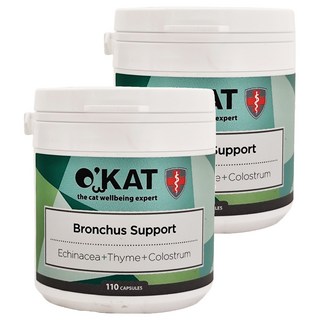 O'KAT 美喵人生, 110顆, 呼吸器官/支氣管, 2罐
