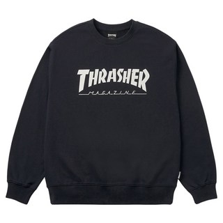 美國 THRASHER 雜誌Logo圓領衛衣 TR2203CR01