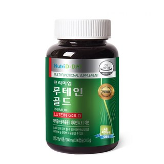 Nutri D-DAY Premium葉黃素補充膠囊, 90顆, 1罐