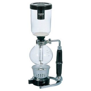 HARIO 經典虹吸式3人咖啡壺, 黑色, 1個