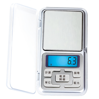 鴻龍 超精準微量迷你電子秤, 最小單位0.1g, 最大秤重1010g, 採用304不鏽鋼秤盤, RD-61A, 1個