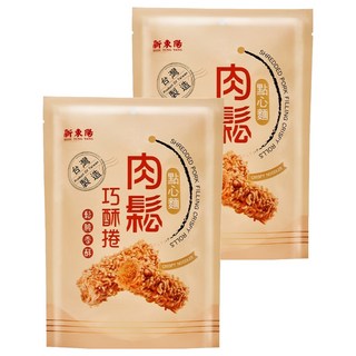 新東陽 肉鬆巧酥捲 點心麵, 130g, 2袋